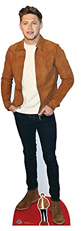 STAR CUTOUTS CS718 Niall Horan Suede Jacket Lifesize Cardboard Cutout 184cm – One Direction Fan Display, Party Decoration & Gift