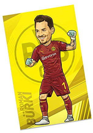 Borussia Dortmund Poster - Roman Bürki - Comic-Style 61 x 91.5 cm BVB 09