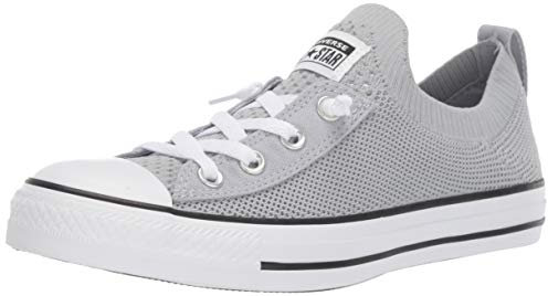 Converse Women's Chuck Taylor All Star Shoreline Knit Sneaker, Wolf Grey, 3.5 UK