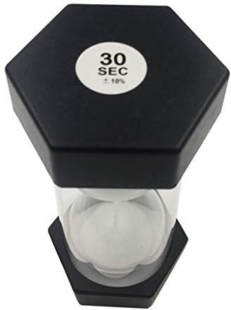 B Blesiya Minuterie De Sable De 30 Secondes pour Sablier Multifonctionnel pour La Cuisine, La Classe, Les Jeux pour Enfants, Le Yoga, La Natation