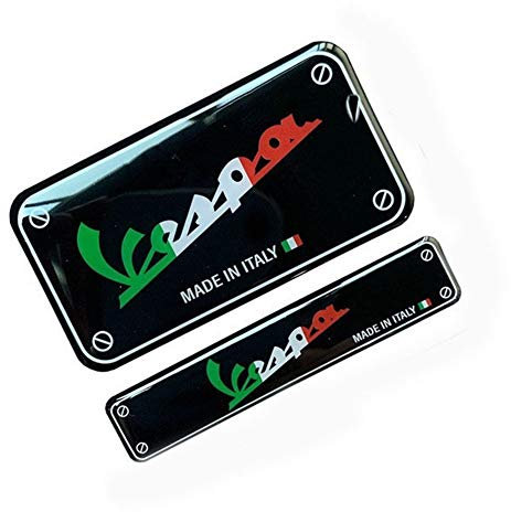 3D Resin Gel Motorrad-Behälter-Abziehbild-Aufkleber-Harz Italien Aufkleber Fall for Vespa GTS GTV LX LXV 125 250 300 150 Ie super (Color : 08)