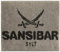 Sansibar Badematte ca.55x65 cm Badteppich Badvorleger Taupe/Anthrazit