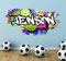 Wandtattoo Kinder 3d Graffiti Name benutzerdefinierte personalisierte Vinyl Wandaufkleber DIY Raumdekoration