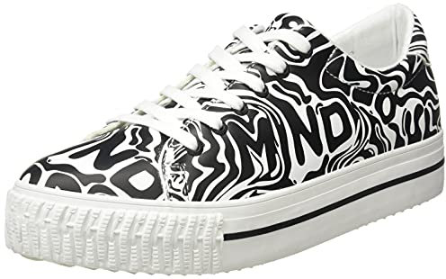 Desigual Damen Shoes_Street_Marble Sneaker, White, 38 EU