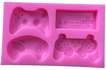 1pc Game Controller Kuchen-Fondant-Form-Video Gamepad-silikon-Form Für Süßigkeit Schokolade Kuchen-Dekoration-Harz-ton