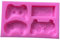 1pc Game Controller Kuchen-Fondant-Form-Video Gamepad-silikon-Form Für Süßigkeit Schokolade Kuchen-Dekoration-Harz-ton