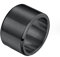 HIJONES Herren Edelstahl 15mm breit schlicht Statement Ehering großer Ring matt gebürstet Hip Hop schwarz Größe 70