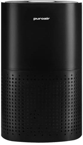 PuroAir Elevate Your Home HEPA 14 Air Purifier - Covers 1,115 Sq Ft - Air Purifier for Allergies, Pets, Smoke, Dust, Odors - Quiet, Black, Matte Finish
