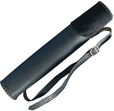 Verstellbarer Retro-Rückenköcher, mittelalterlicher Pfeilholster aus PU-Leder, Wikinger, Ritter, Pirat, Krieger, Köcher für Outdoor-Bogenschießen/Cosplay-Kostümzubehör, mittelalterlicher Lapp-Stil