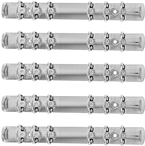 Operitacx a6 Binder Inner Core Aus Edelstahl – 5 StüCk 6-Loch Mechanismus FüR Diy Planer Ordner Und Tagebuch – Hochwertige Ringbuch-Ersatzteile FüR BüRo Und Schule