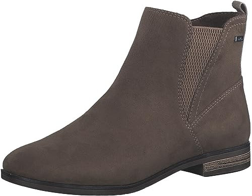 s.Oliver Damen Chelsea Boots zum Schlupfen Elegant, Braun (Pepper), 39 EU