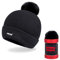 Levi's Damen Bündchen und Bommel Beanie-Mütze, Schwarz, Einheitsgröße