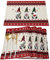 XNSHUN 6er Set Weihnachts Tischsets, Wasserdicht Rutschfest Platzdeckchen Set, Hitzebeständig, Telleruntersetzer Für Weihnachten Esstisch Hochzeit Dinnerpartys