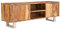 Homgoday TV-Schrank aus Sheesham, massiv mit brauner Oberfläche, 118 x 30 x 40 cm, TV-Schrank, niedriger TV-Schrank, Couchtisch, TV-Ständer für Wohnzimmer