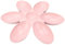Bols d'eau de Nourriture pour Chat Mangeoire en Plastique pour Animaux de Compagnie Mangeoire Multiple pour Chat en Forme de Fleur 6 Bols Plat d'alimentation pour Animaux de Compagnie 6 Repas(Rose)