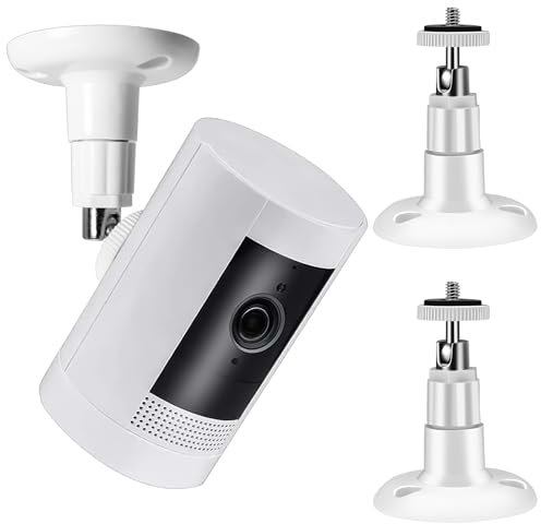 3 Pack Kamera Wandhalterung Halterungen für Ring, 360° Verstellbare Sicherheitskamerahalterung für Ringüberwachungskameras, Einfache Installation für Ringüberwachung, Innen- und Außenbereich