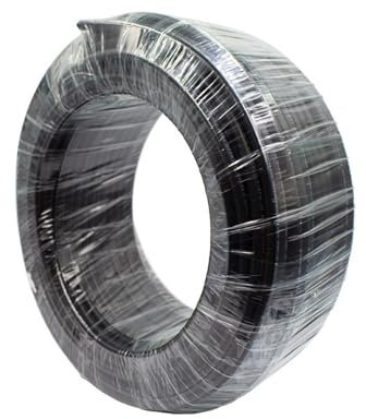 SHYISY 100 Meters 2x4/2x6MM2 Double Core Solar Cable Black 2 Pins PV Wire Copper Conductor XLPE Jacket Photovoltaic Panel Connection (Color : 2x6MM2 10AWG)