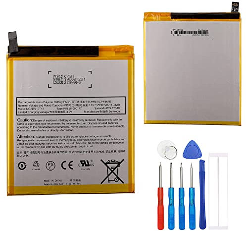 E-yiiviil Replacement Battery ST18 58-000177 Compatible with Fire 7 (7th Generation) SR043KL Released 2017 Battery with Tools