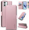 Yunubeyii Cover Libro per Motorola Moto G84 - [Blocco RFID] Luxury PU Leather Portafoglio Card Holder Magnetic Phone Custodia con Kickstand, Cover Protettiva Antiurto, Rosa
