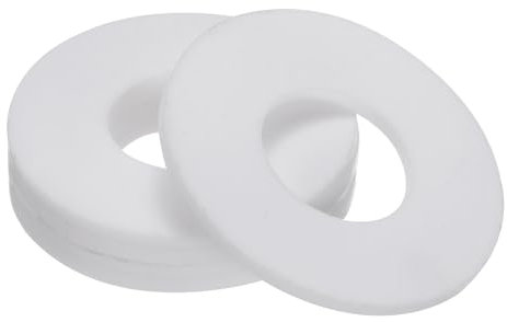 PATIKIL Flat Washers, 5 Pcs 58mm OD 25mm ID 3mm Thickness DN20 PTFE Seal Washers Flange Gasket Sealing Gasket for Faucet Pipe Water Hose