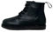 Grunland Nill PP0193 Nero Nero Bambina Scarponcino Anfibio Lacci Zip 26