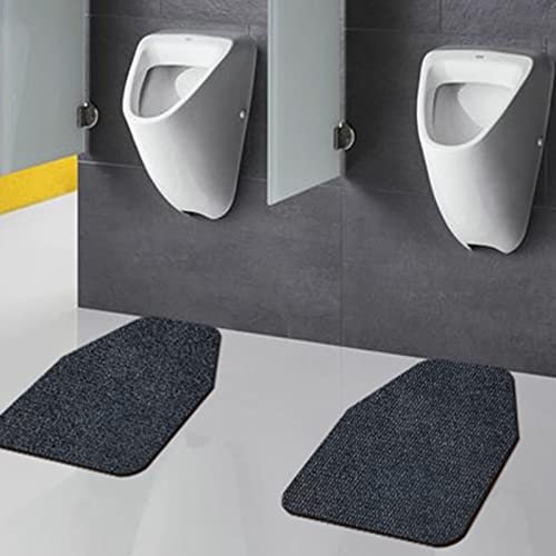 OLSKFUH Non-Slip Urinal Mats Bathroom Urinal Mat for Floor, Deodorization Floor Water Absorption Urine Mats for Men's Restrooms, Reusable/Washable Commercial Splash Mats for Publ