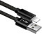 USB Charger Cable 3 Pack Certified USB Cable Nylon Braided Long Phone Lead Fast Charger Cables For iPhone 14 pro max 14 13 pro 12 11 XS X XR 8 7 6 plus (1.0M Black)
