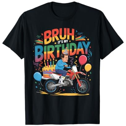 Décoration de fête d'anniversaire sur le thème de la moto tout-terrain T-Shirt