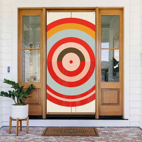 Vektor-Design Ziel gedruckt Tür Banner Stoff hängende Tür Abdeckung Hintergrund Poster für Zuhause Haustür Urlaub Party Dekorationen