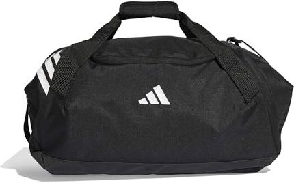 adidas Unisex Tiro Duffle Bag Medium Duffel Bag, Black/White, One Size