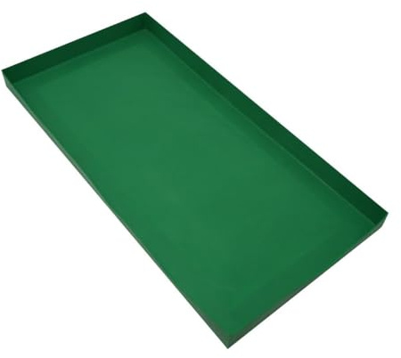Merrychef Half Size Deep Cooking Tray Green For 16 Cavity Size Ovens | Commercial-grade sheet pan distributes heat evenly for rapid baking, featuring a durable construction for busy kitchens.
