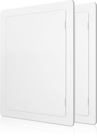 Proxinova Revisionsklappen 150x230 mm (2er Set), Hochwertige ABS Plastik Revisionsklappe Trockenbau, Revisionstür, Wartungsklappe, Verdeckte Kabel & Rohre, Sicherungskasten Unterputz, Passt bündig
