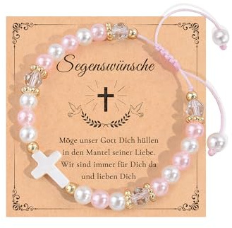 VU100 Armband für Mädchen Geschenke 10 12 13 14 15 18. Geburtstag Mädchen | Geburtstaggeschenk für Mädchen Tochter Schwester Enkelin Armband Geschenk zum Kommunion Weihnachts