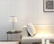 tifee Solid Color 3d non-woven Tapete mit schöner Verzierung auf der Leiste, Wand-Deko Wohnzimmer Schlafzimmer TV-Hintergrund mit, weiß, 10*0.53m