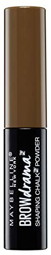 Maybelline Brow Drama Shaping Chalk Powder Nr. 130 Dark Blonde samtiges Augenbrauenpuder für natürliche markante Augenbrauen mit weichen Konturen