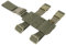 EXCELLENT ELITE SPANKER Taktisch Drop Beinholster Einstellbar Platform Molle Module Universal Tasche für linkes/rechtes Bein(Olivgrün)