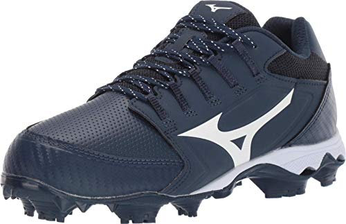Mizuno Softball Footwear Womens TPU Molded Softball Cleat Navy White