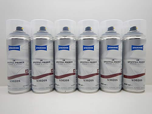 STANDOX 1K SPOTFILL Primer U3020S GRUNDIERUNG Filler FÜLLR 02086213 400ML (6)