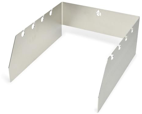 Paravento e Supporto per spiedini in Acciaio Inox | per Tutti i Barbecue Broil King Imperial/Regal/Baron - Solido e Non inseribile