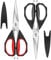 LIVINGO Kitchen Scissors, 2 Pack 9.25 Utility Multipurpose Poultry Shears Heavy Duty Dishwasher Safe, Come Apart Sharp Stainless Steel Cooking Food Scissors for Cutting Meat, Chicken, Vegetable, Fish