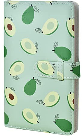 Rieibi Mini-Fotoalbum mit 96 Taschen, Brieftasche aus PU-Leder, Fotoalbum für Fujifilm Instax Mini Evo/11/8/9/7s/25/70/90 Sofortbildkamera, Fotoalbum für Polaroid