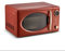 Four à micro-ondes, four à micro-ondes Nostalgia Classic Retro 700 W avec affichage LED, 5 niveaux de puissance, 12 réglages de cuisson, rouge little surprise