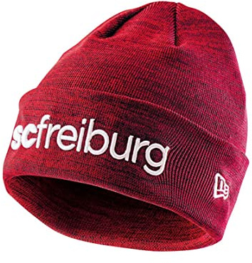 SC Freiburg Mütze 3D-Schriftzug ro schwarz Beanie
