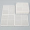 wiiiw Lot de 9 tapis de sol modulaires emboîtables doux et antidérapants pour douche, piscine, salle de bain, sauna, balcon, terrasse, bateau, 30,5 x 30,5 cm, blanc