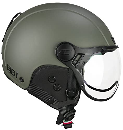 CGM EBI, Skihelm, Unisex, Erwachsene, Grün matt, S (55-56 cm)