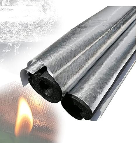 Tubo de espuma para tuberías de energía solar,autoadhesivo Aislamiento de tuberías de espuma,Tubo de aislamiento de espuma para exterior,Aislamiento de tuberías de agua Protección contra congelamiento