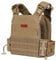 OneTigris Tactical Power Weight Vest, Adjustabel Breathable Weighted Vest with Quick Release Buckle and Side Pocket, Heavy Plate Carrier for Men Women for Workout, Fitness, Running（Plate Not Include