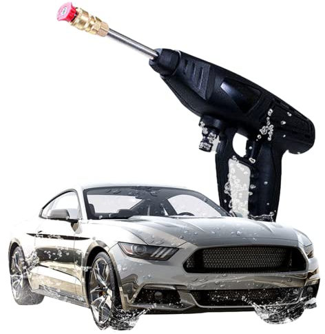 INPETS Laveuse de Voiture sans Fil, alimentée par Batterie au Lithium, laveuse à Pression Portable, laveuse à Double Usage Auto-amorçante, adaptée au Nettoyage des Voitures, des Jardins