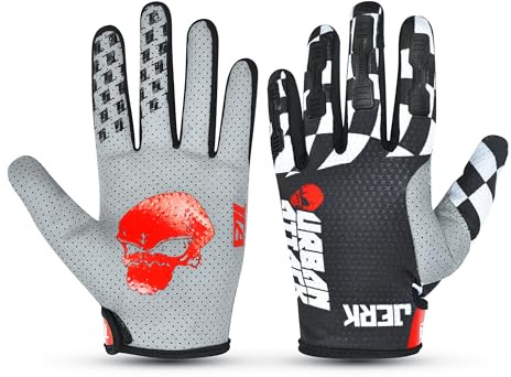 TLA Jerk Motocross Handschuhe MTB Enduro Trial BMX Unisex für Herren, Damen und Jugendliche, Motorrad- und Fahrradbekleidung, elastisch, leicht, atmungsaktiv und verschleißfest.