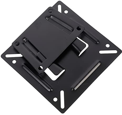 Hemobllo Universal Monitor Bracket 14-24 Inch Wall-mounted Adjustable Stand for Lcd Led Screens Tilting and Swiveling Design for Home Office Use